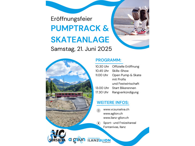 CH-Ilanz Glion - Skatepark & Pumptrack